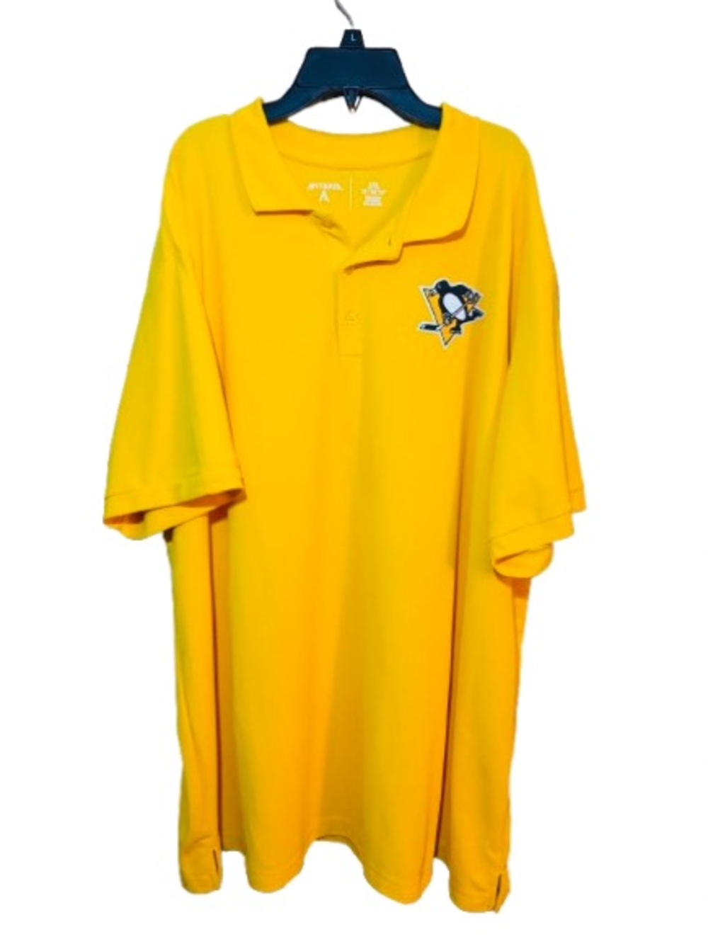 Pittsburgh Penguins Yellow Polo Shirt - Men's Team Polo 3XL